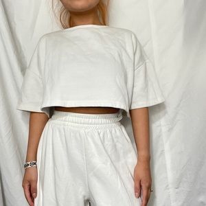 zara plush lounge set